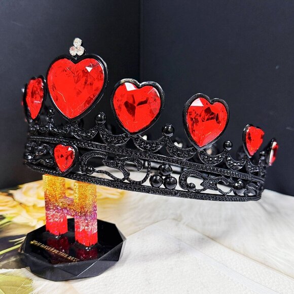 Gothic Heart Crown, Renaissance Crown, Evil Goddess Crown, Costume Headdress main image 5